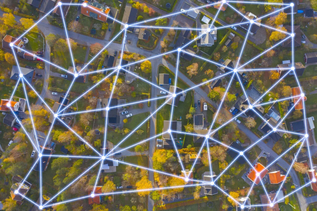 Vi upprättar och levererar kompletta nät, från start till mål